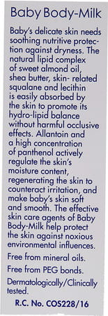 Sebamed Baby Body Milk | Ph 5.5 | Ideal For Dry Skin | Daily Moisturisation | 100 Ml