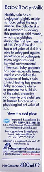 Sebamed Baby Body Milk | Ph 5.5 | For Delicate Skin | 400 Ml