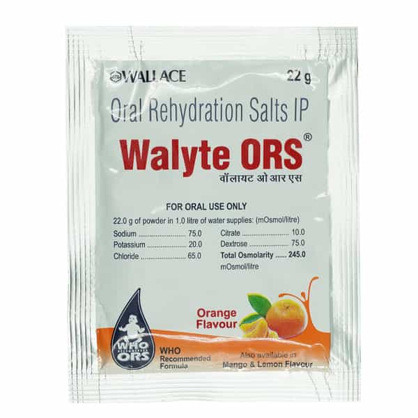 Walyte Ors Orange Flavour Sachet 22 Gm
