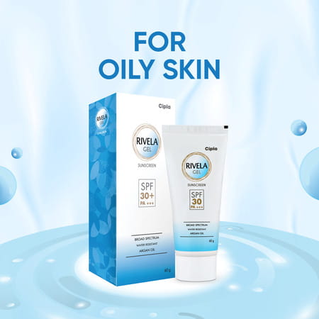Rivela Spf 30 Plus Tube Of 60gm Sunscreen Gel
