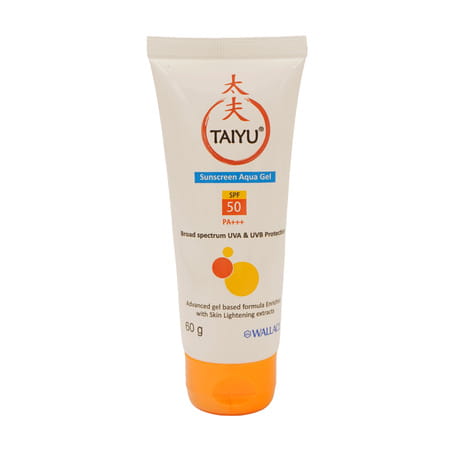 Taiyu Sunscreen Aqua Gel | Spf 50 Pa+++ | 60 Gm