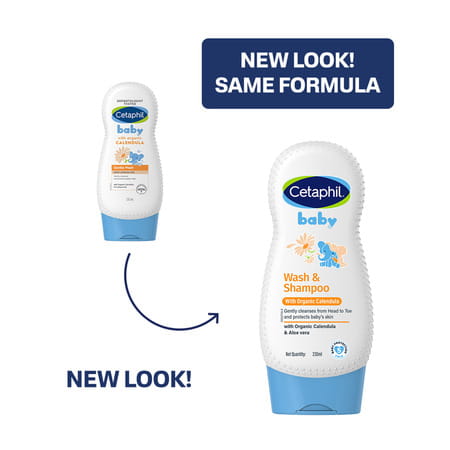 Cetaphil Baby Gentle Wash & Shampoo | Tear & Soap Free | 230 Ml