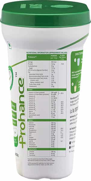 Prohance Complete Vanilla Nutrition Drink Tin Of 400 G