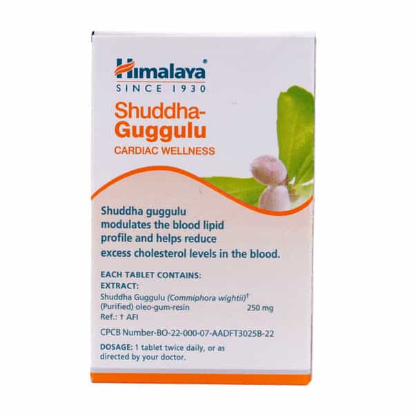 Himalaya Shuddha Guggulu | Regulates Lipids | 60 Tablets