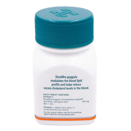 Himalaya Shuddha Guggulu | Regulates Lipids | Tablets | 60 No'S