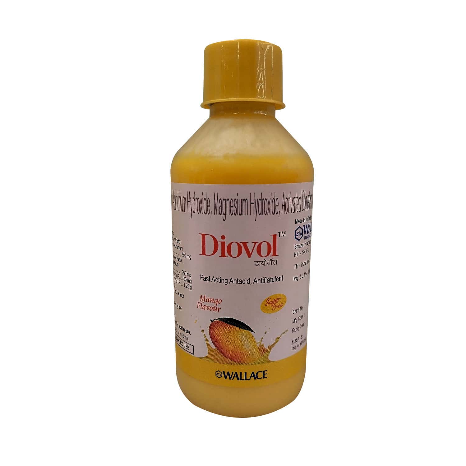 Diovol Mango Flavour Sugar Free Solution 170ml