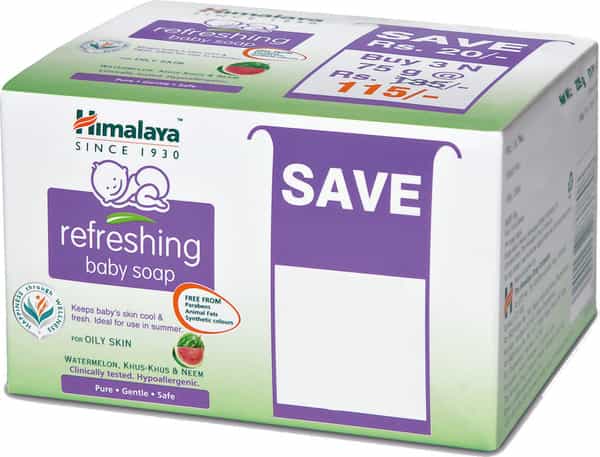 Himalaya Refreshing Baby Soap 75 Gm Buy 3