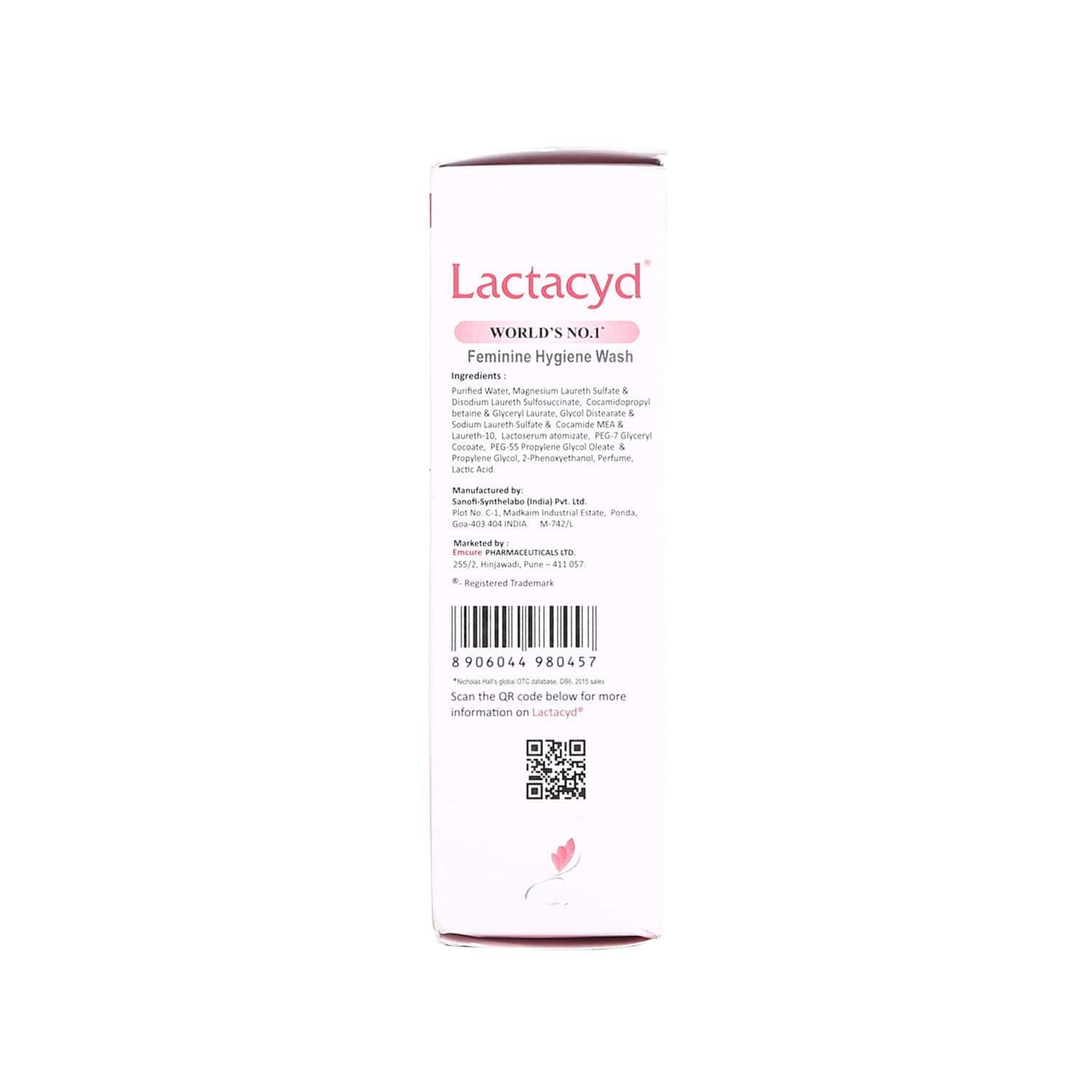 Buy Lactacyd Feminine Hygiene Wash Bottle Of 100 Ml Online & Get Upto