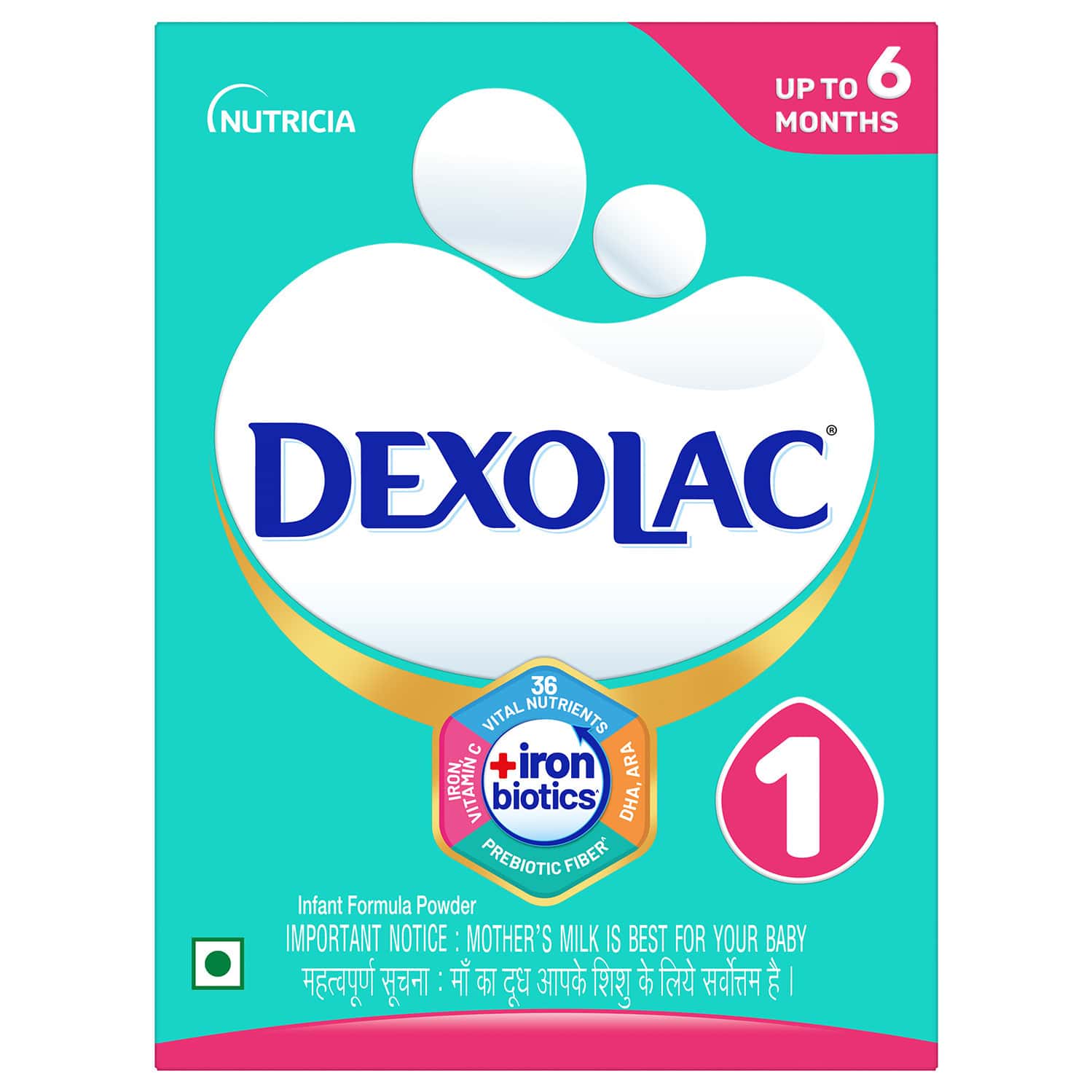 Dexolac 1 | Infant Formula | Upto 6 Months | Box 400 Gm