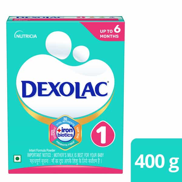 Dexolac 1 | Infant Formula | Upto 6 Months | Box 400 Gm