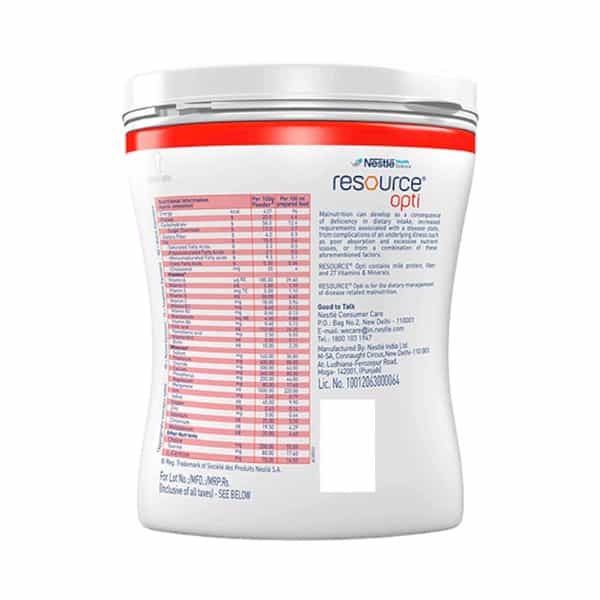 Nestle Resource Opti- 400G Pet Jar Pack (Vanilla Flavour)