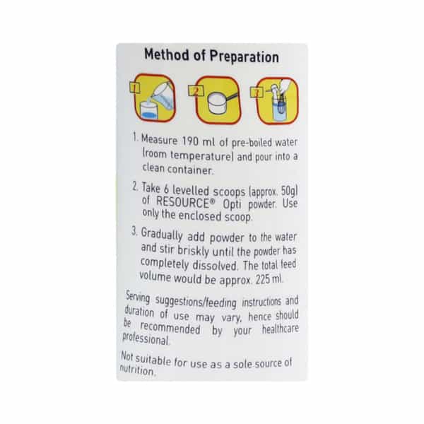 Nestle Resource Opti- 400G Pet Jar Pack (Vanilla Flavour)