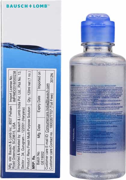 Bausch & Lomb Renu Fresh Multi Purpose Solution - 120Ml