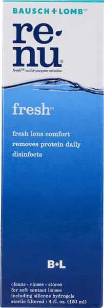 Bausch & Lomb Renu Fresh Multi Purpose Solution - 120Ml