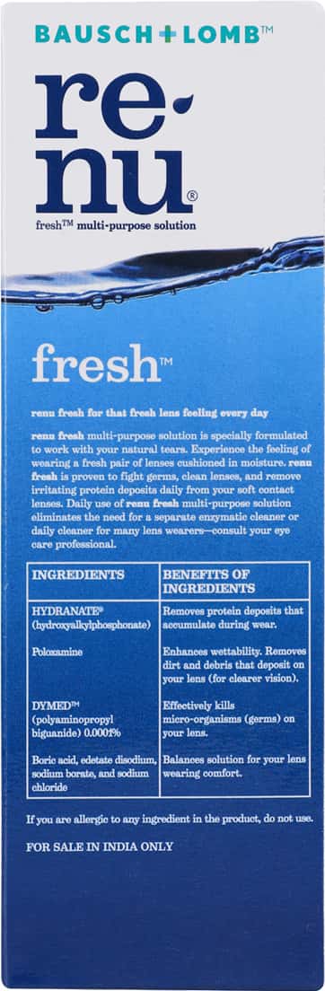 BAUSCH & LOMB RENU FRESH MULTI PURPOSE SOLUTION - 120ML