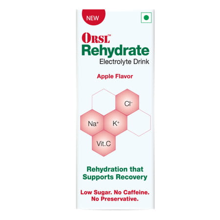 Orsl Rehydrate Apple Flav Drink 200ml
