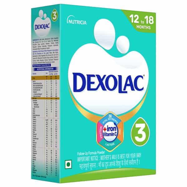 Dexolac 3 | Follow Up Infant Formula | 12 To 18 Months | Box 400 Gm