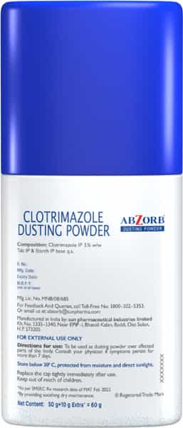 Abzorb Antifungal Dusting Powder 50Gm