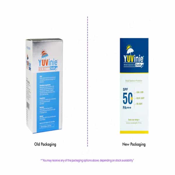Yuvinie Soft Spf 50+ Sunscreen Gel 50Gm