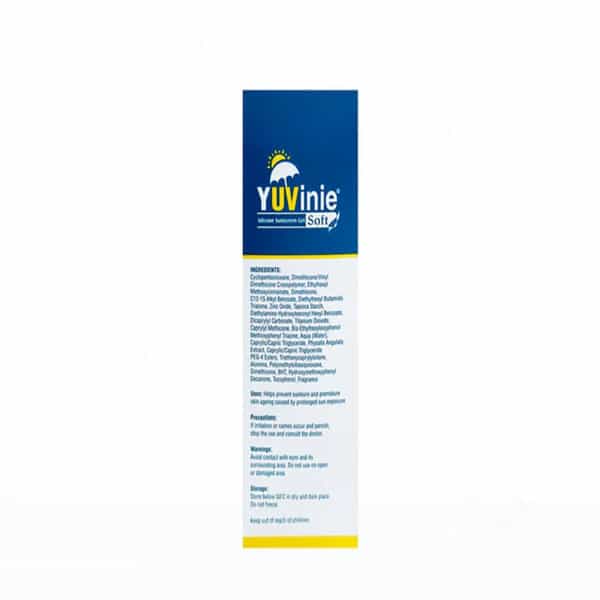 Yuvinie Soft Spf 50+ Sunscreen Gel 50Gm