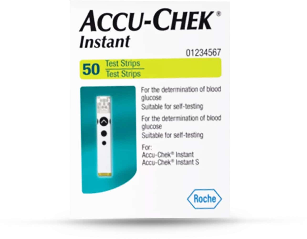 Accu-chek Instant Glucometer Test Strips Box Of 50Accu-chek Instant Glucometer Test Strips