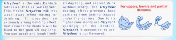 Fittydent Super Adhesive Gel 20Gm