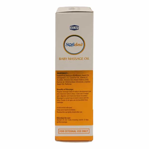 Sofidew Baby Massage Oil 100 Ml