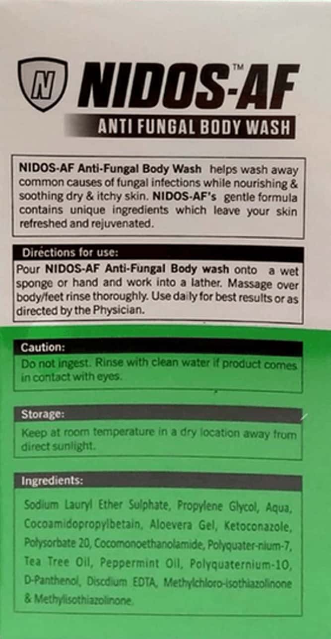 Buy NIDOS AF BODY WASH 100ML Online & Get Upto 60 OFF at PharmEasy