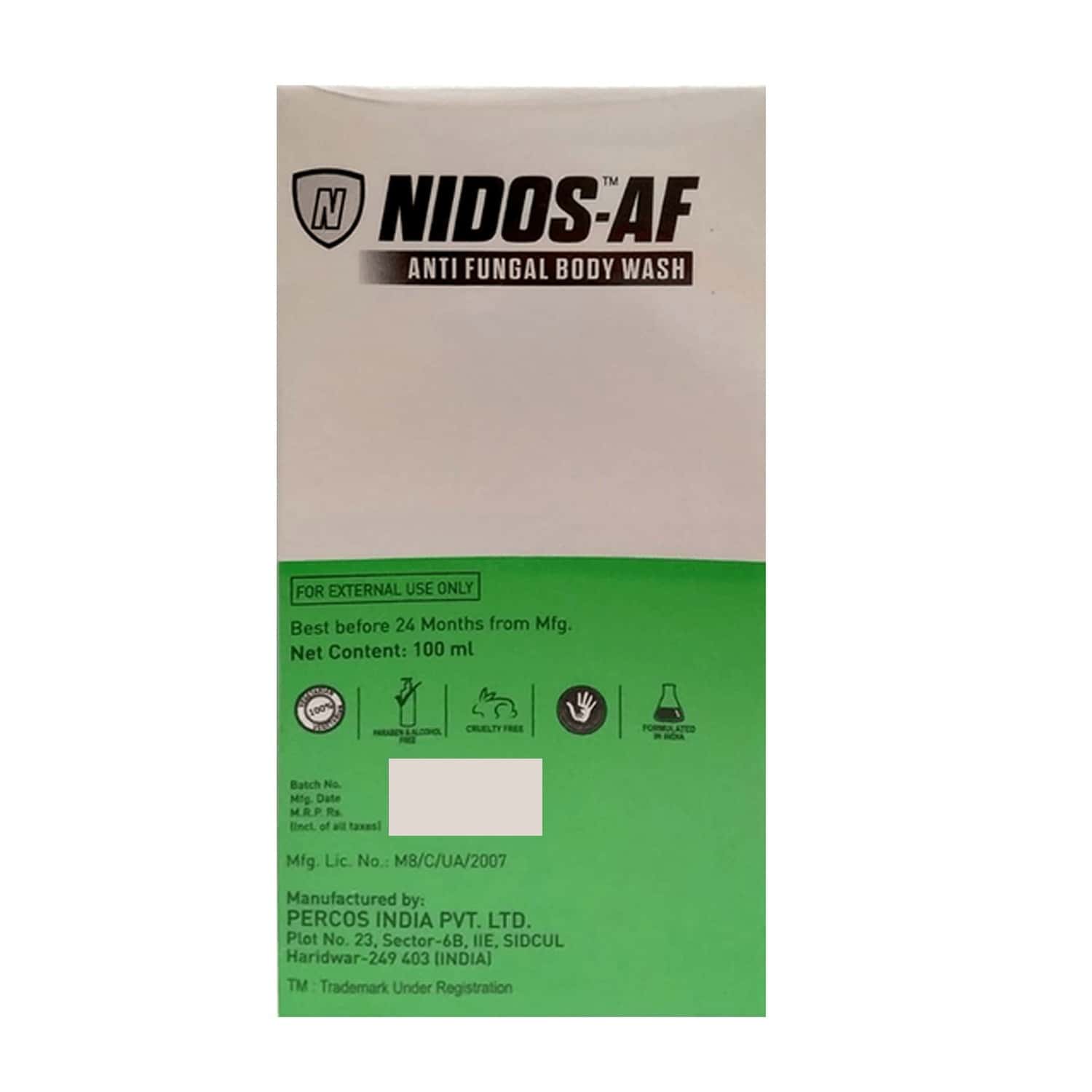 Buy NIDOS AF BODY WASH 100ML Online & Get Upto 60 OFF at PharmEasy