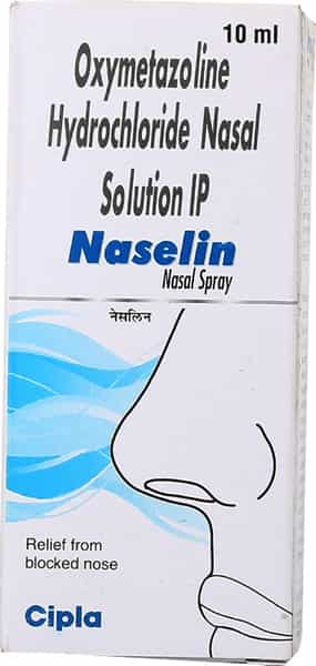 Naselin Nasal Spray Bottle Of 10 Ml