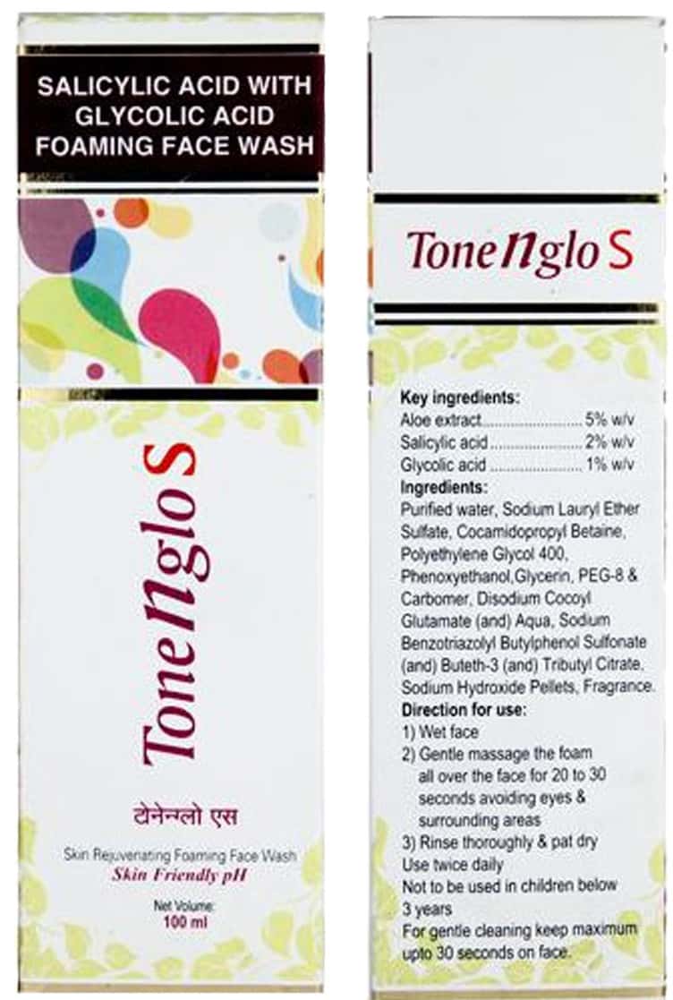Tonenglo S Foaming Face Wash 100 Ml