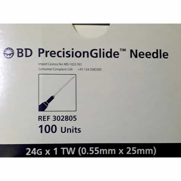 Bd Precision Glide Needle 24 G-1N