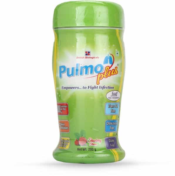 Pulmo Plus Strawberry Powder 200 Gm