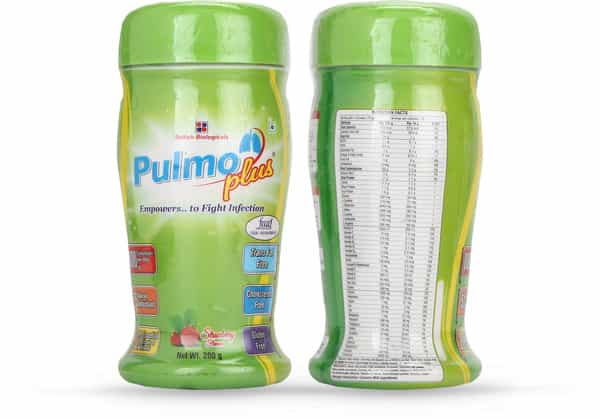 Pulmo Plus Strawberry Powder 200 Gm