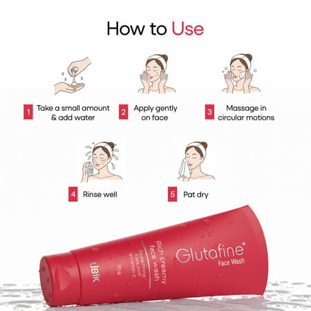 Glutafine Face Wash - 70 Gm