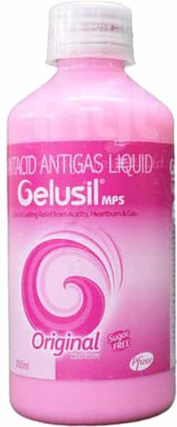 Gelusil Mps Original Mint Flavour Sugar Free Bottle Of 200Ml Liquid