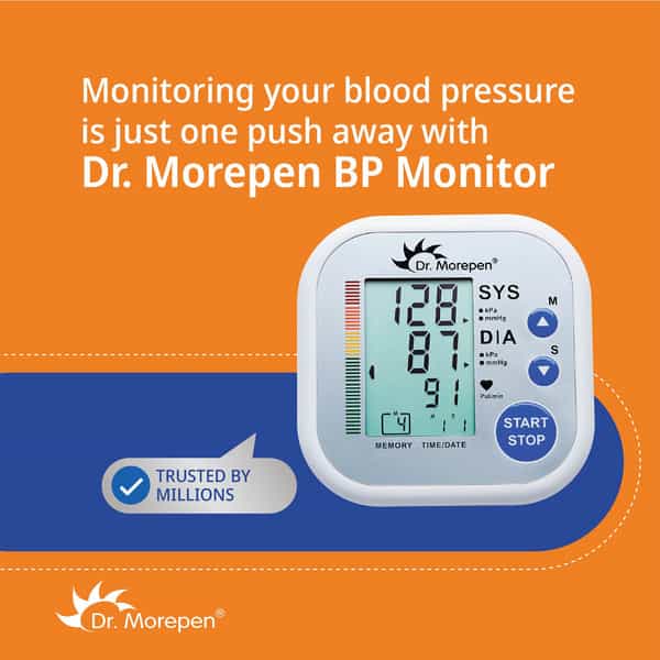 Dr. Morepen | Bp-02 | Blood Pressure Monitor | 1 Unit