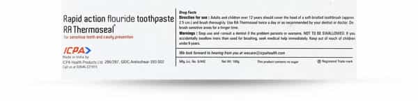 Ra Thermoseal Fresh Mint Toothpaste 100 Gm