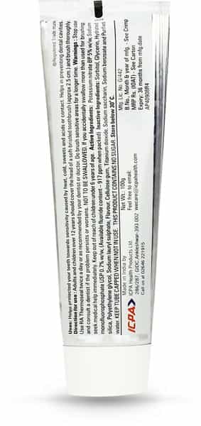 Ra Thermoseal Fresh Mint Toothpaste 100 Gm
