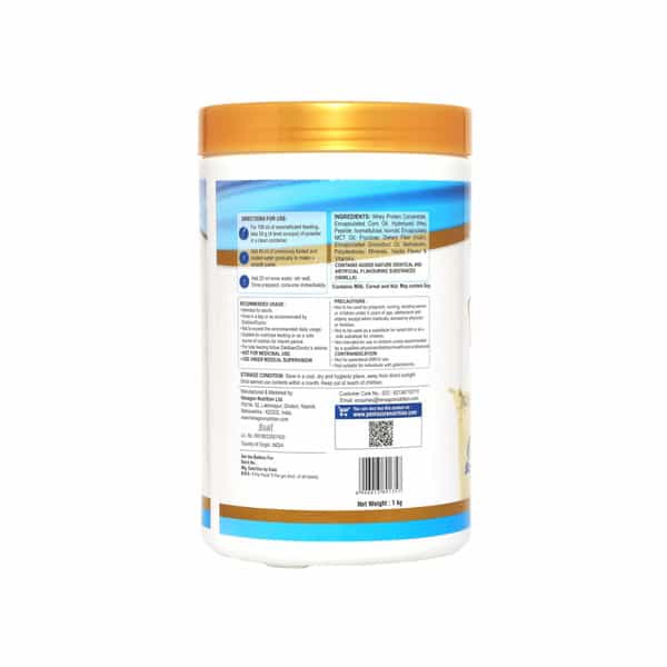 Pentasure 2.0 High Protein High Calorie | Weight Gain Supplement | Vanilla Flavour | Jar | 1 Kg