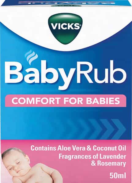 Vicks Babyrub For Babies | Moisturizes | Soothes & Relaxes | 50 Ml