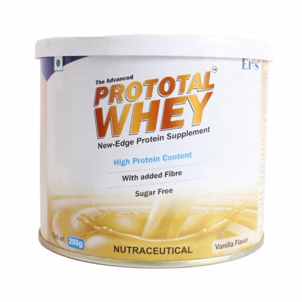 Prototal Whey Vanilla Flavour Sugar Free Tin Of 200Gm Powder