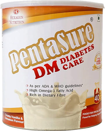 Pentasure Dm Vanilla Cinnamon Diabetes Care Powder Tin Of 1000 G