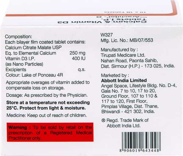 New Arachitol O Strip Of 10 Tablets