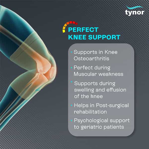 Tynor D 04 Latex Free Knee Cap Large 1 Pair