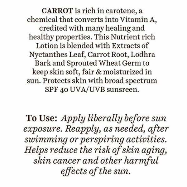 Biotique Carrot Spf40 Sunscreen 120Ml