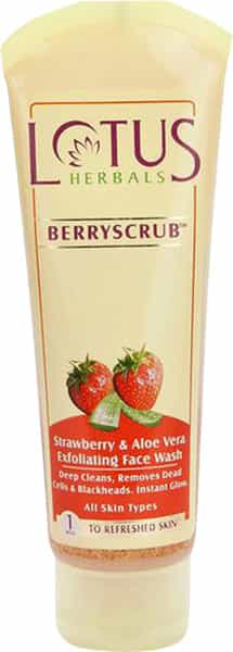 Lotus Berry Scrub Face Wash 80Gm