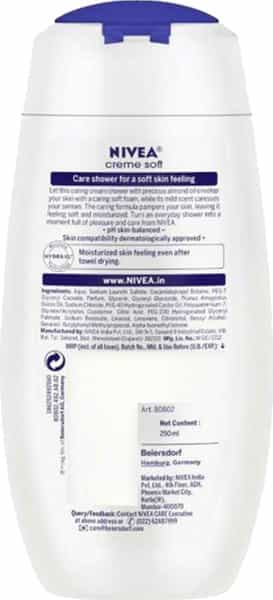 Nivea Cream Soft Shower Gel 250Ml