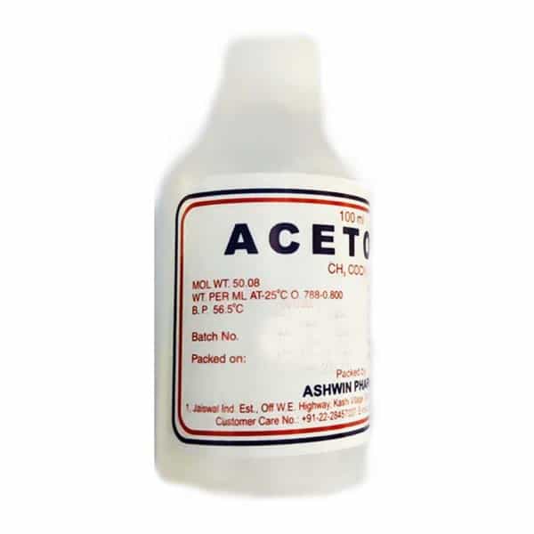 Ashwin Acetone Liquid 100Ml