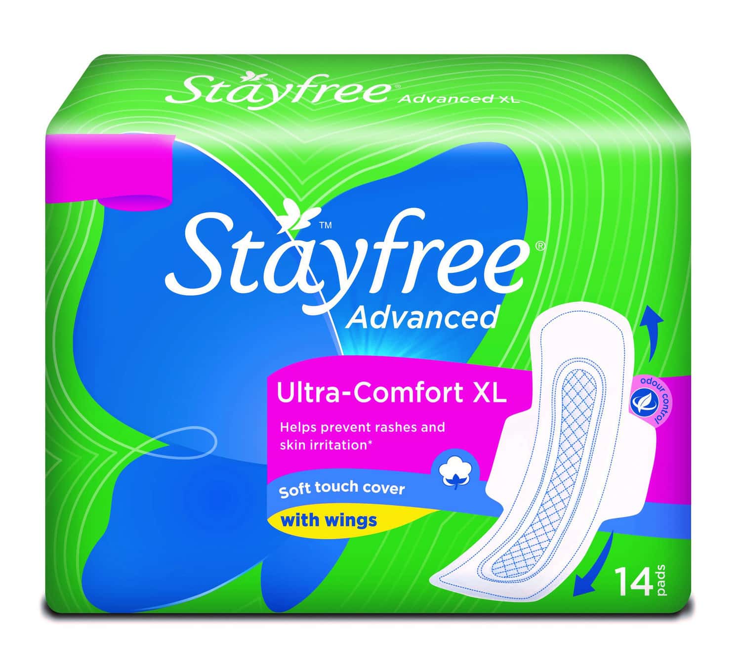 Buy Stayfree Advanced Napkin With Wings 14 Pads (Extra